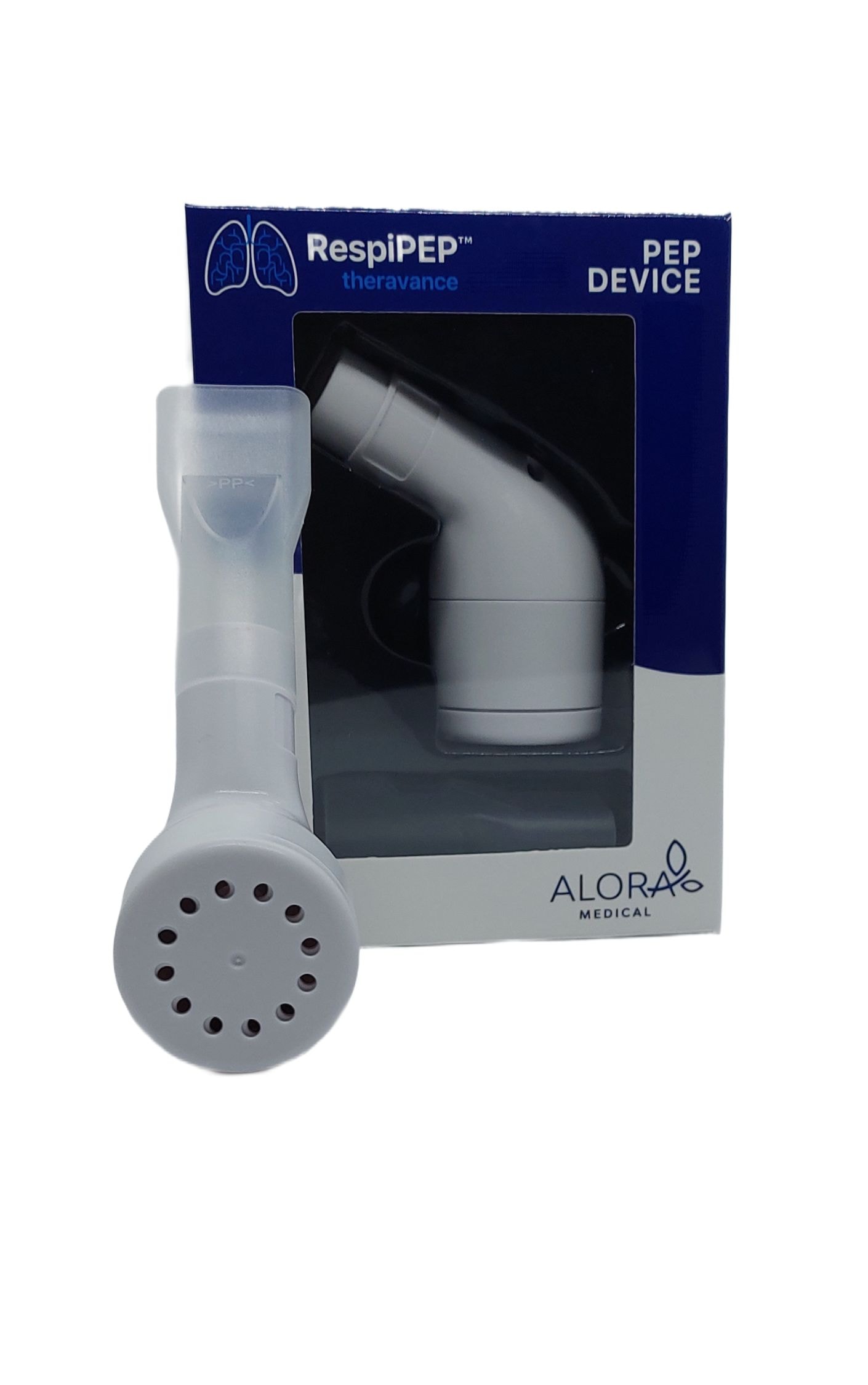 RespiPEP Theravance PEP device — airway clearance and mucus mobilisation